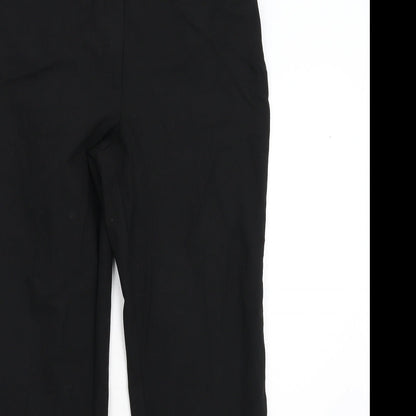Womens UK Size 10 The Collection Regular Fit  Black Trousers