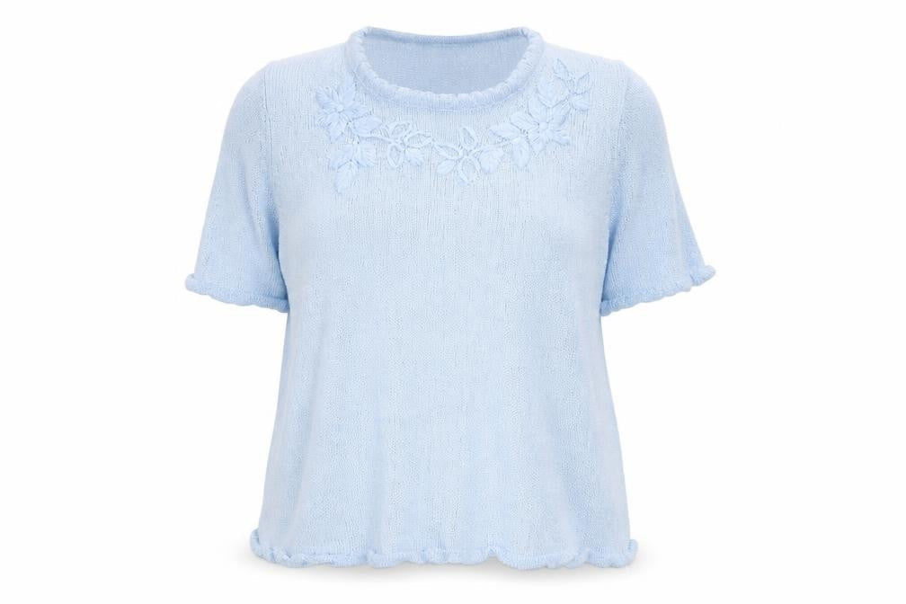 Womens UK Size 18 Charmance Blue Pullover Jumper