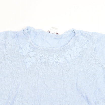 Womens UK Size 18 Charmance Blue Pullover Jumper