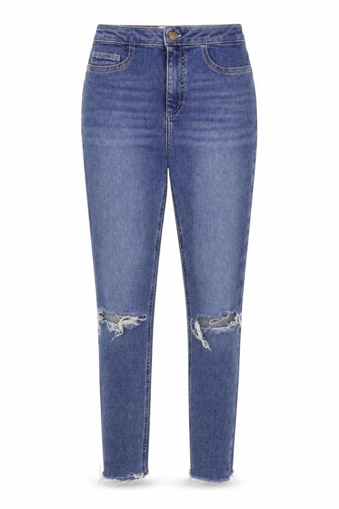 Womens UK Size 8 New Look Slim Fit Skinny Blue Jeans
