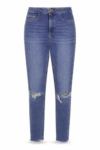 Womens UK Size 8 New Look Slim Fit Skinny Blue Jeans