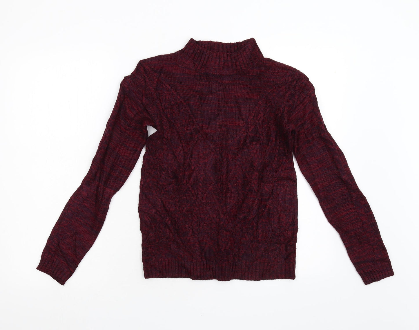 Womens UK Size S Matalan Red Pullover Jumper