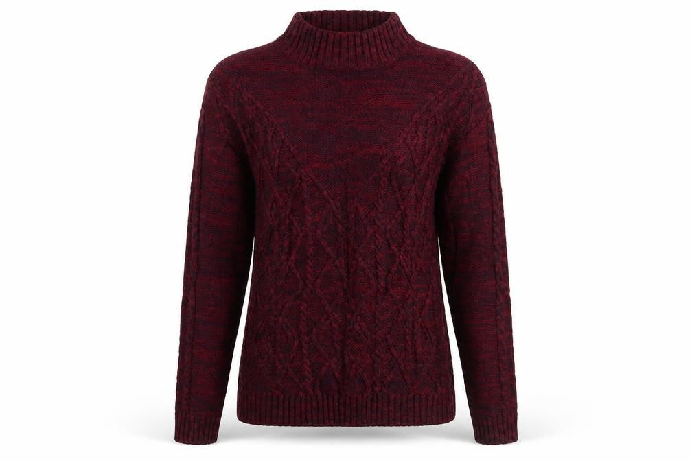 Womens UK Size S Matalan Red Pullover Jumper