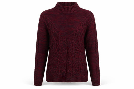 Womens UK Size S Matalan Red Pullover Jumper