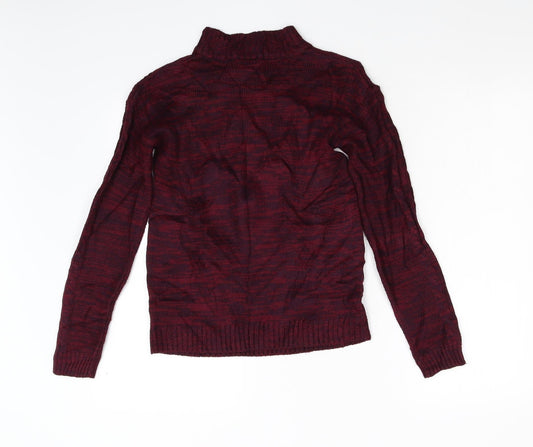 Womens UK Size S Matalan Red Pullover Jumper