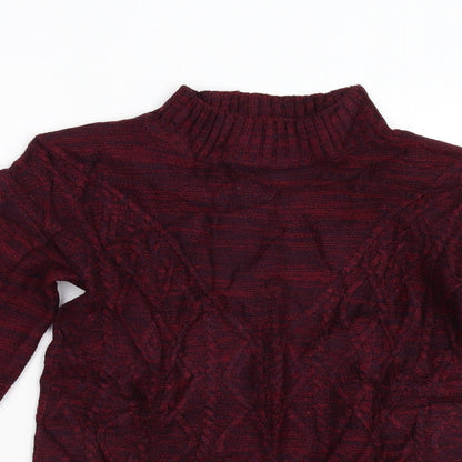 Womens UK Size S Matalan Red Pullover Jumper