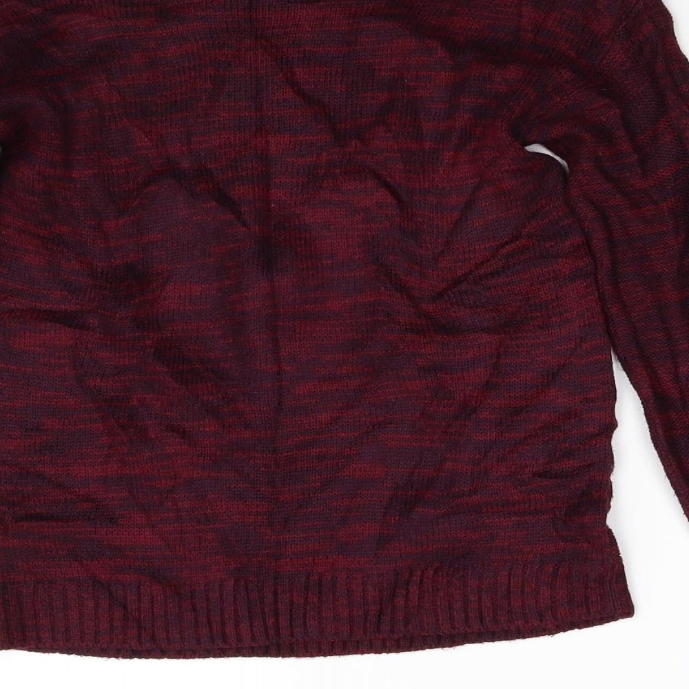 Womens UK Size S Matalan Red Pullover Jumper