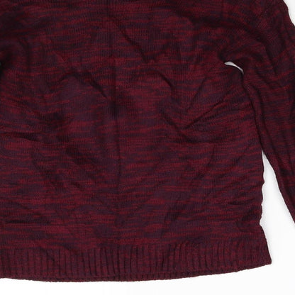 Womens UK Size S Matalan Red Pullover Jumper
