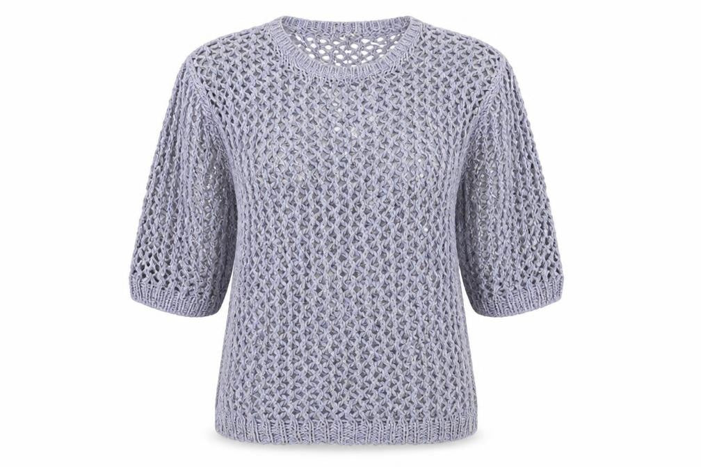 Womens UK Size 10 M&S Blue Pullover Jumper