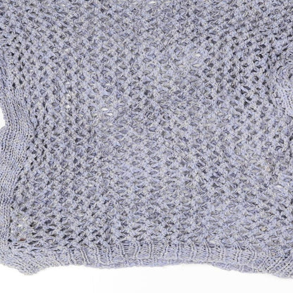 Womens UK Size 10 M&S Blue Pullover Jumper