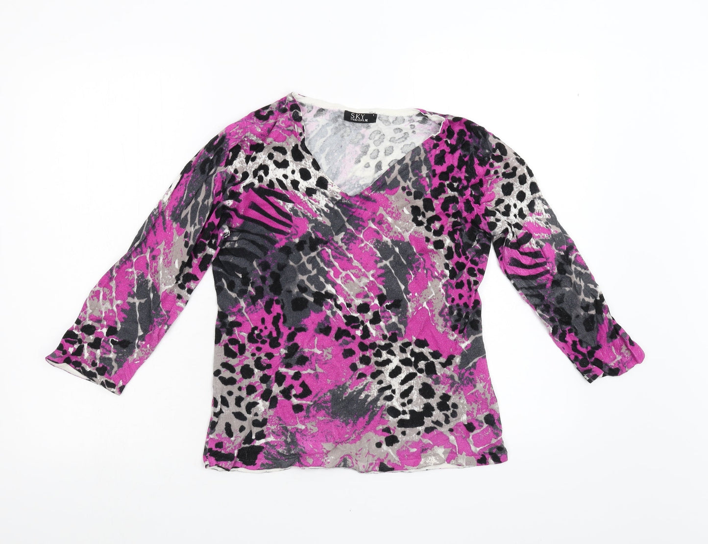 Womens UK Size S Sky designs Pink Pullover Jumper
