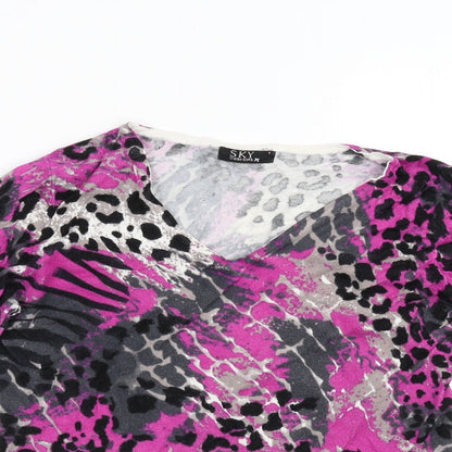 Womens UK Size S Sky designs Pink Pullover Jumper