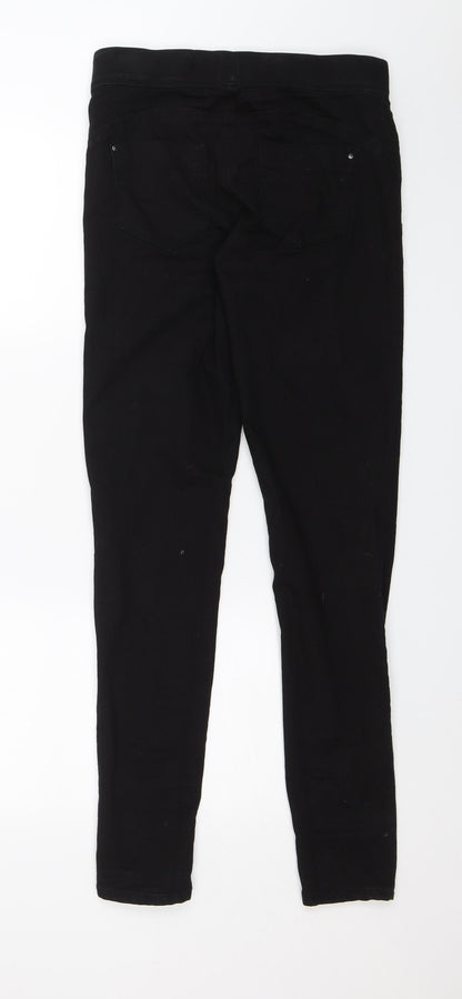 Denim Co. Womens Black   Jegging Jeans Size 10 L30 in