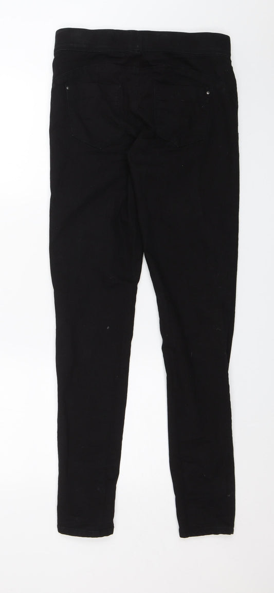 Denim Co. Womens Black   Jegging Jeans Size 10 L30 in