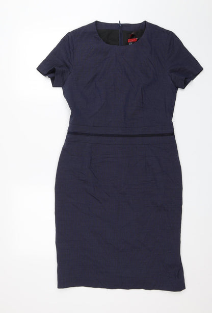 Grieff Womens Blue   Pencil Dress  Size 12