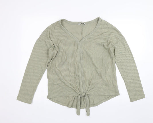 George Womens Green   Basic Blouse Size 8