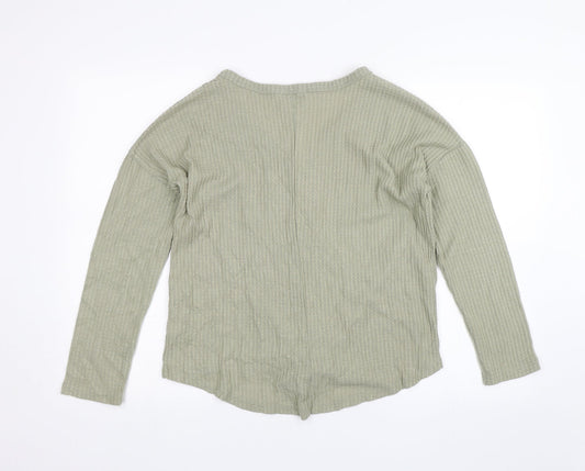 George Womens Green   Basic Blouse Size 8