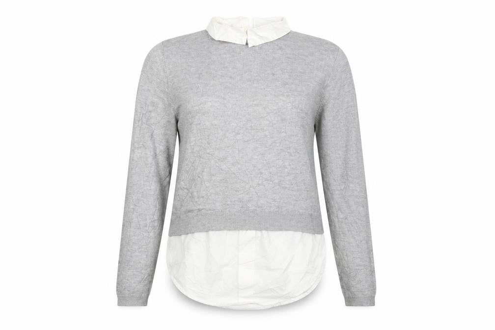 Cameo Rose Womens Grey Pullover Jumper Size 12