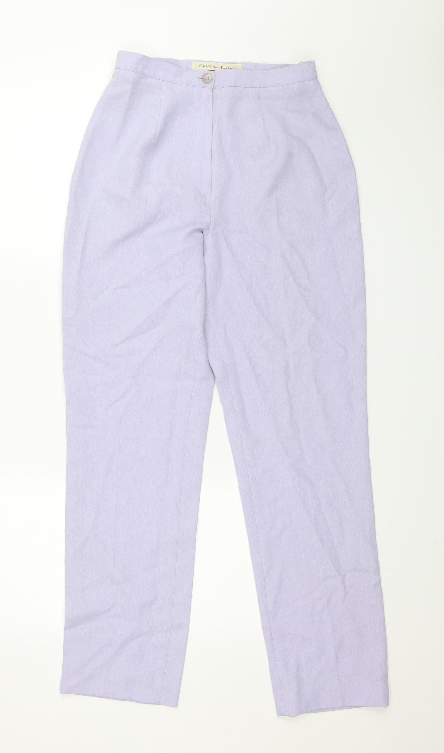 Scott & Taylor Womens Purple   Capri Trousers Size 26 in L29 in