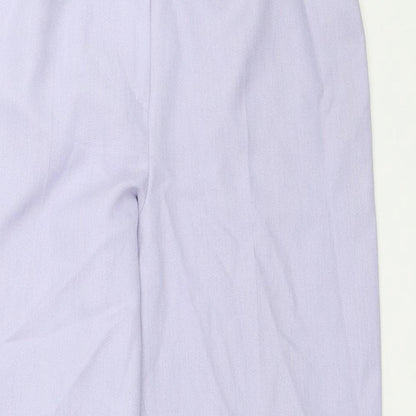 Scott & Taylor Womens Purple   Capri Trousers Size 26 in L29 in