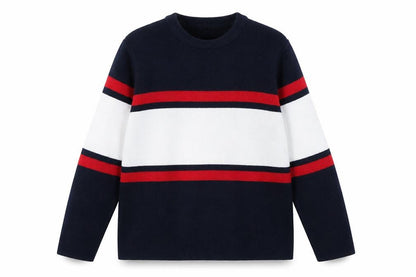 Primark Girls Blue Striped  Pullover Jumper Size 9-10 Years