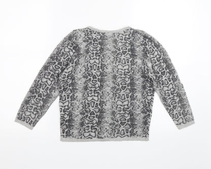 Womens UK Size 10 Limited collection Grey Cardigan Jumper