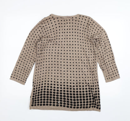 Womens UK Size  Nina Leonard Brown Pullover Jumper