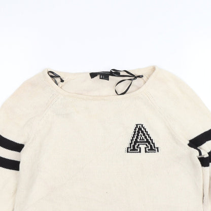 FOREVER 21 Womens Beige   Pullover Jumper Size S