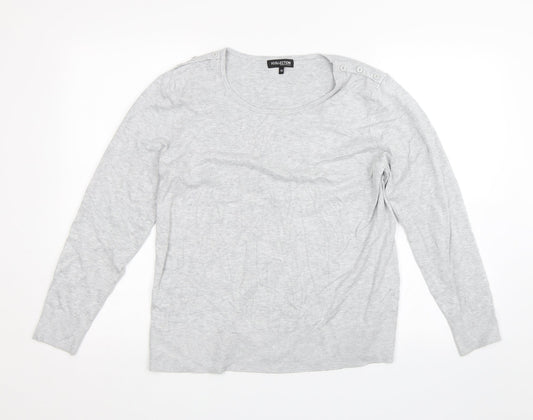 Debenhams Womens Grey   Pullover Jumper Size 18