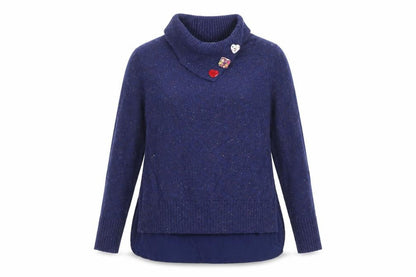 Monsoon Womens Blue   Pullover Jumper Size S