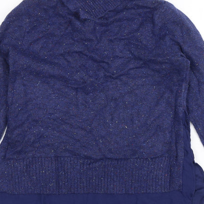 Monsoon Womens Blue   Pullover Jumper Size S