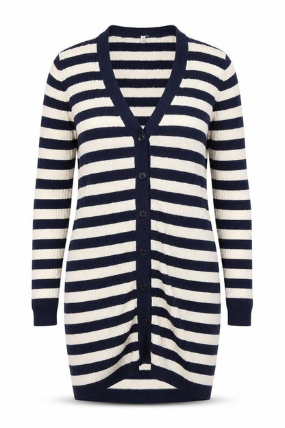 Womens UK Size XS Preworn Blue Cardigan Jumper