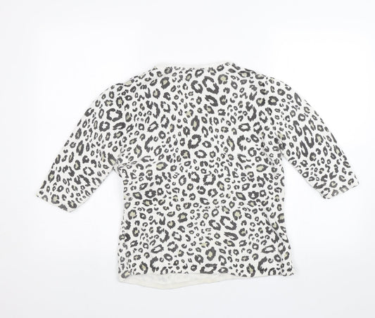 Womens UK Size 14 Alex & Co White Basic Blouse
