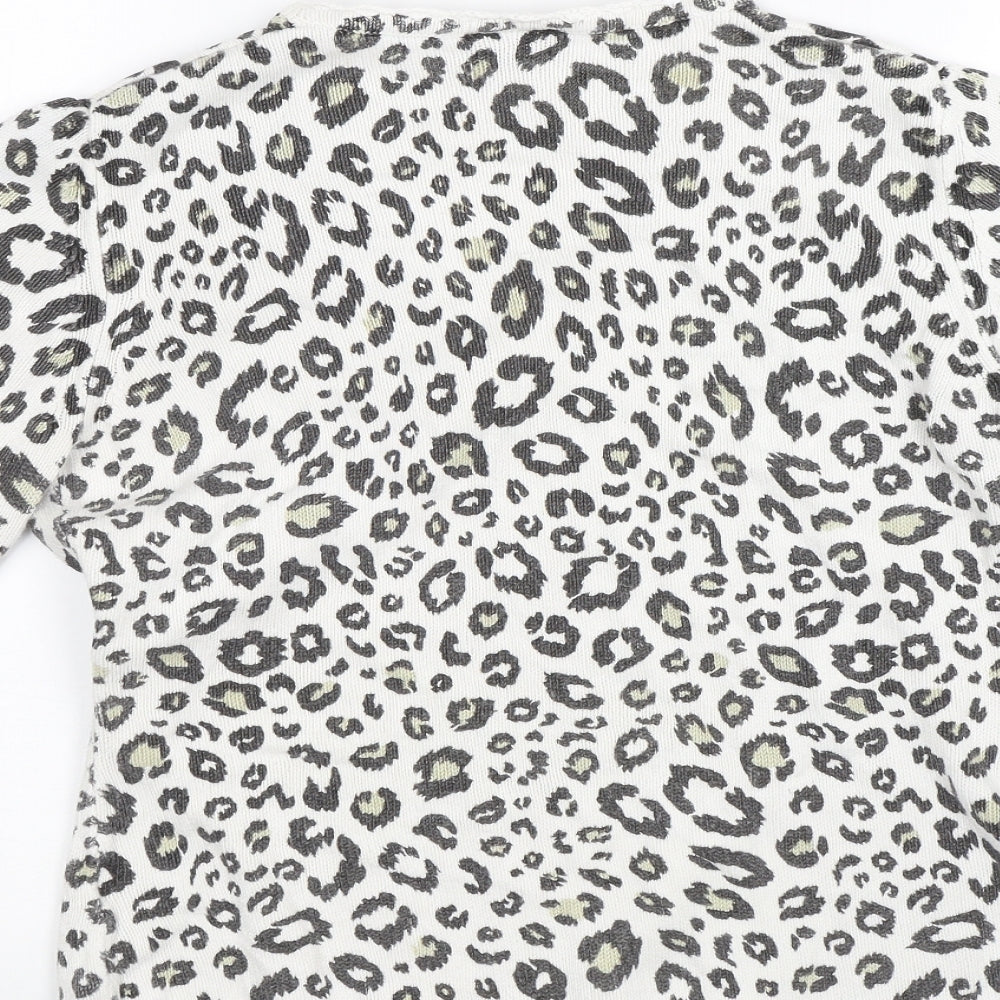 Womens UK Size 14 Alex & Co White Basic Blouse