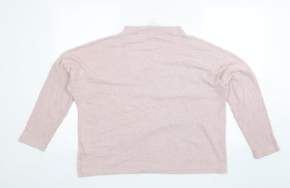 Womens UK Size M H&M Pink Pullover Jumper