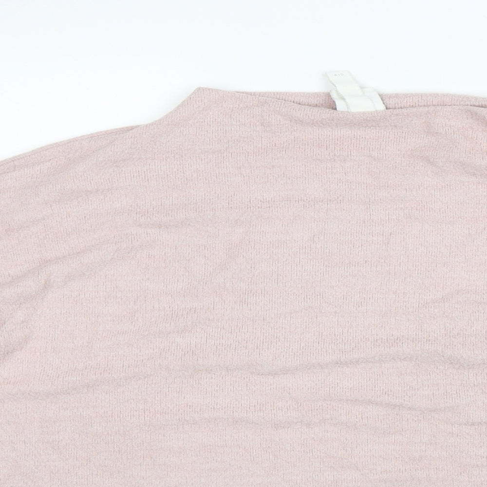 Womens UK Size M H&M Pink Pullover Jumper