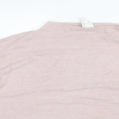 Womens UK Size M H&M Pink Pullover Jumper