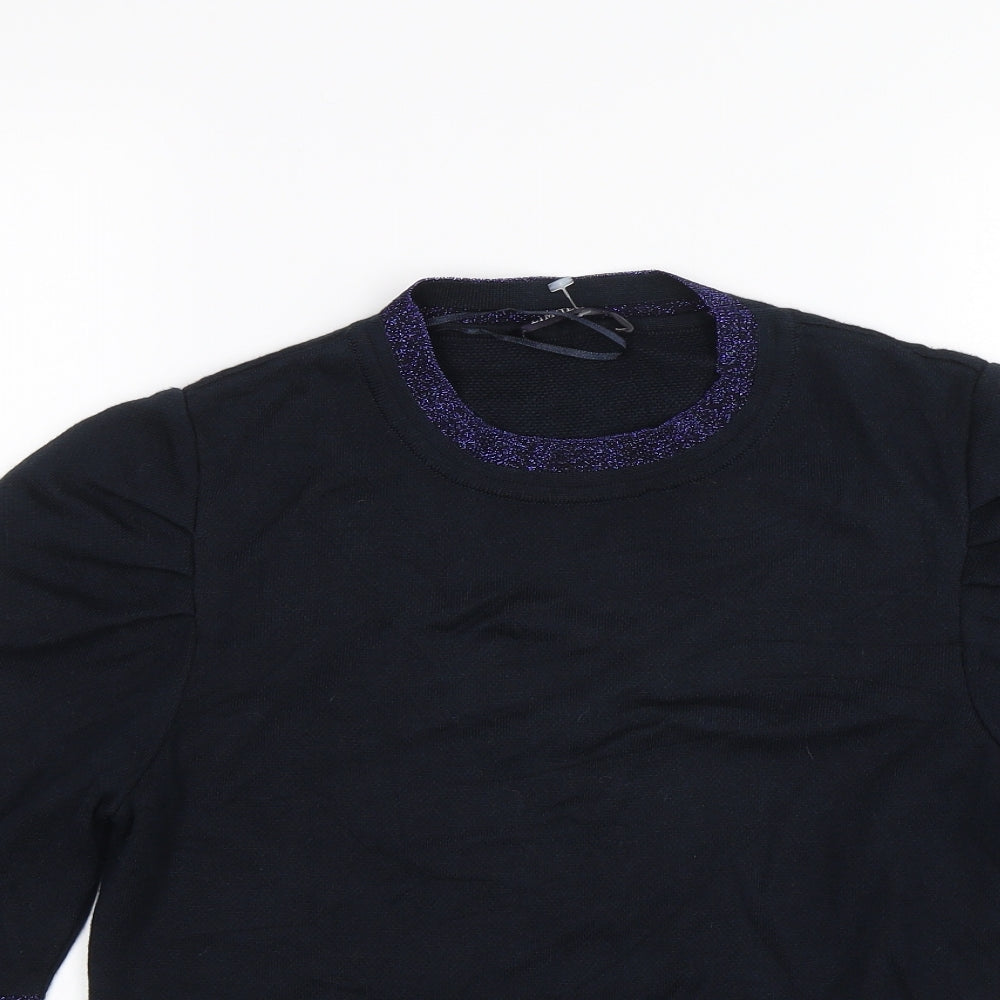 Womens UK Size 10 M&S Blue Pullover Jumper