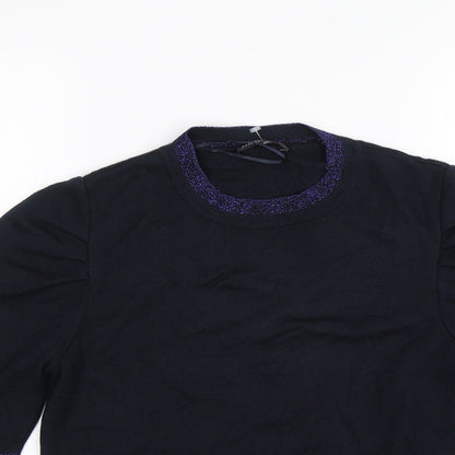 Womens UK Size 10 M&S Blue Pullover Jumper