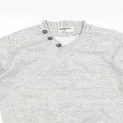 Cedar Wood State Mens Grey   Pullover Jumper Size S