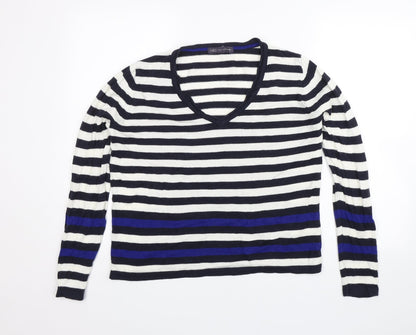 Womens UK Size 14 M&S Blue Pullover Jumper