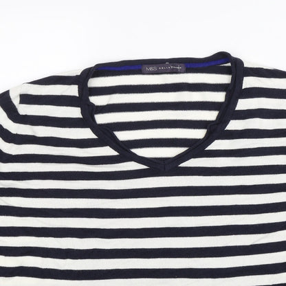 Womens UK Size 14 M&S Blue Pullover Jumper