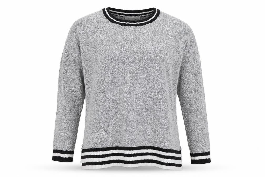 Archy & Co. Womens Grey   Pullover Jumper Size L