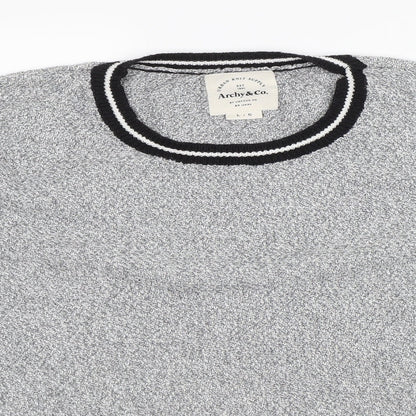 Archy & Co. Womens Grey   Pullover Jumper Size L