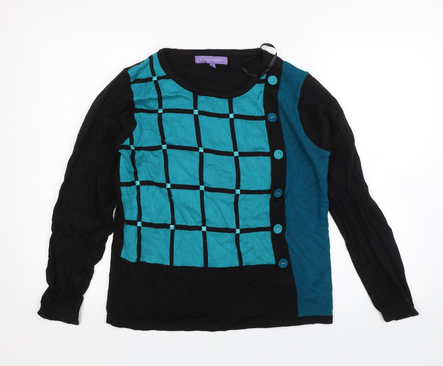 Autonomy Womens Blue   Pullover Jumper Size S