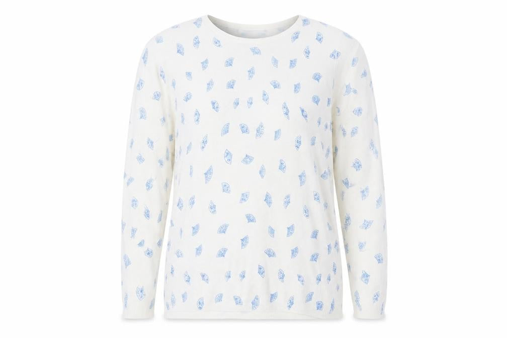 Womens UK Size 14 M&S White Pullover Jumper