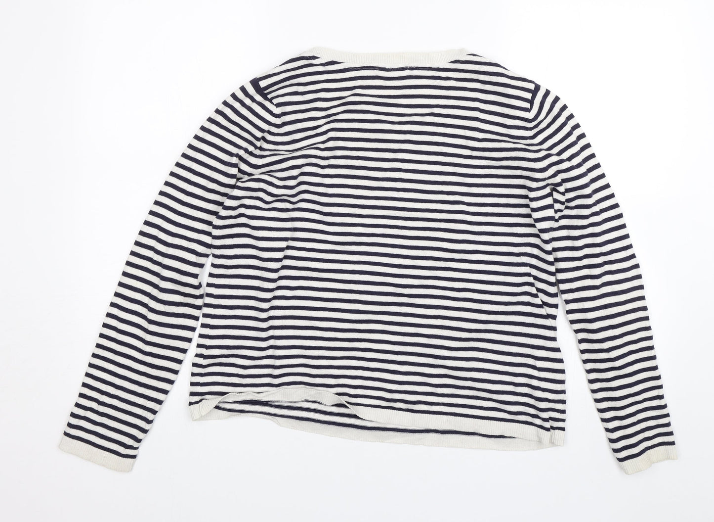 Womens UK Size M H&M Blue Pullover Jumper