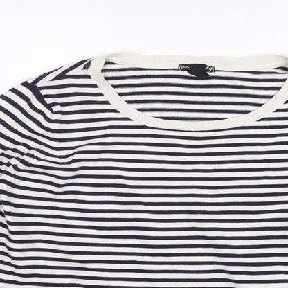Womens UK Size M H&M Blue Pullover Jumper