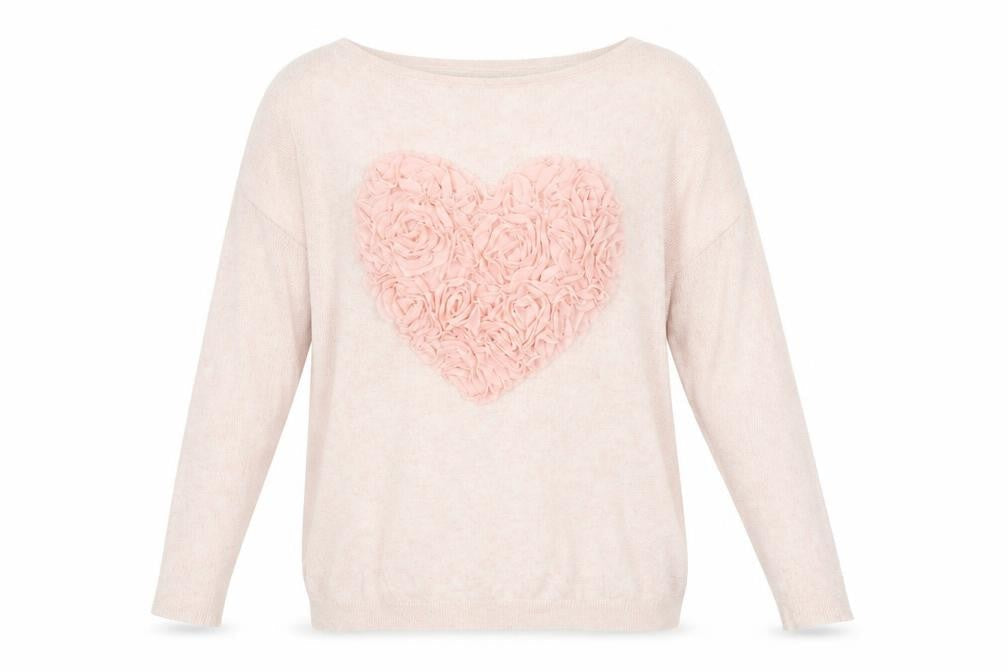 Womens UK Size S QED London Pink Pullover Jumper