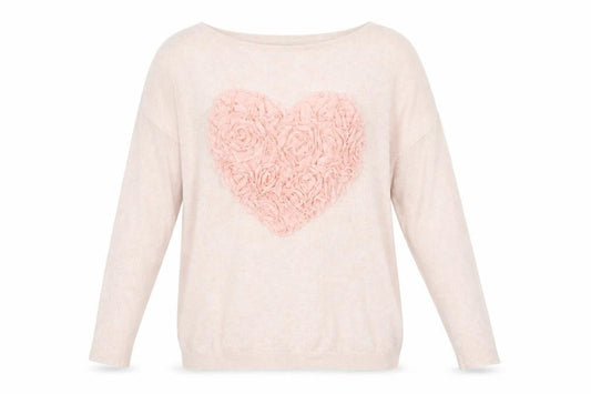 Womens UK Size S QED London Pink Pullover Jumper